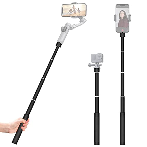 Aochuan 73CM �A���~��r�����_ 3���W���o���A�A�N�V���� �J�����A�J�����ƌ݊����̂��������r�����\�Ȏ��B��_ 1/4" �r�f�I�B�e�̂��߂̃X���b�h�̐L�k�|�[��(E10)