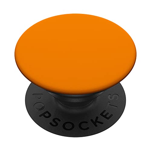 Orange Telefon Zubehör | einfarbig Hex Code #ff8800 PopSockets Klebender PopGrip