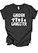 Garden Gangster Letter Printed Flowers Graphic Gardener Handmade Shirt Retro Vintage Gardening Life Planter Farmer Women Planting Christmas Gift For Dad