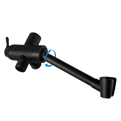 YDmeet All Metal Shower Diverter Valve With HandShower Holder -