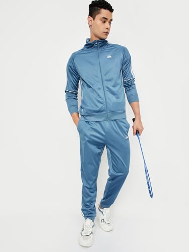 Image of Max Men Striped Athleisure Sweatshirt