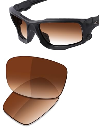 Image of SAUCER Premium Replacement Lenses & Nosepads for Oakley Si Ballistic Shocktube OO9329 Sunglasses