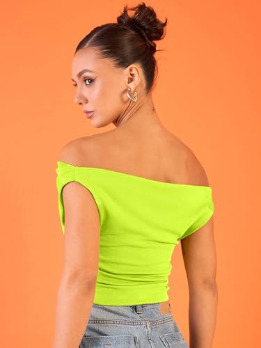 Image of Uptownie Women Top | Stretchable Cowl Neck Ruched Design | Sleeveless & Knitted Fabric for Casual Soft & Comfortable