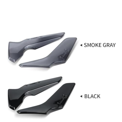Déflecteur de vent latéral Smoke Titanium premium pour MT125