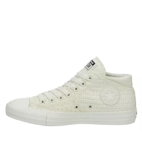 Converse Unisex Chuck Taylor All Star Madison Mid Top Canvas Sneaker - Lace up Closure Style - Egret/Pink Solstice3