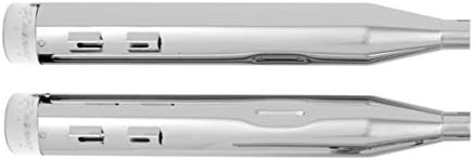500-0104C Rinehart 4" Chrome Slip On Mufflers with Chrome Tips for 2015 & Newer Harley Free Wheeler Models