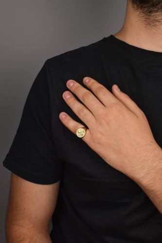 Chevalière Ying Yang argent 925 robuste qui ne verdit pas les doigts - 4