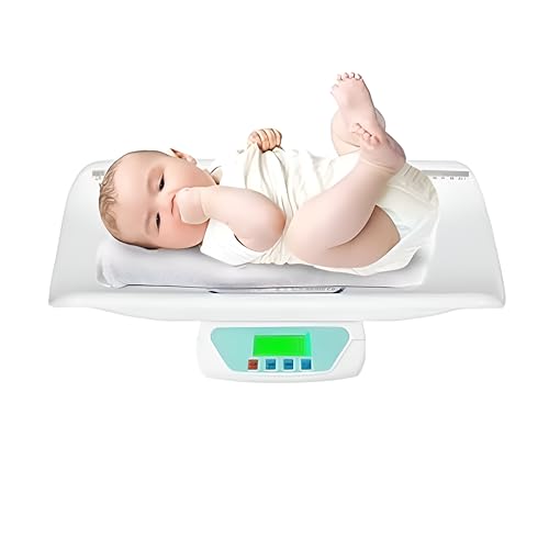 Image of Dr. Care Newborn Digital Baby Weighing Scale with Tray - Accurate and Reliable, Upto 30Kg Capacity - TS-500 (White)