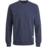 Jack & Jones Jjebasic Sweat Crew Neck Noos Sudadera, Marino, M