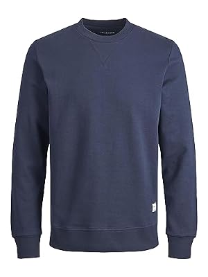 Jack & Jones Jjebasic Sweat Crew Neck Noos Sudadera, Marino, M Hombre | Ya disponible en tu tienda friki favorita! En mundofriki.es! Jack & Jones Jjebasic Sweat Crew Neck Noos Sudadera, Marino, M Hombre | Ya disponible en tu tienda friki favorita! En mundofriki.es!
