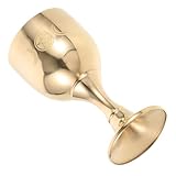 Ciieeo Copa Del Altar Copa De La Iglesia Vasija Medieval Para Beber De Vino Cáliz De Altar Gótica Taza De Ofrenda Ceremonial De Brujas Taza De Golden Latón