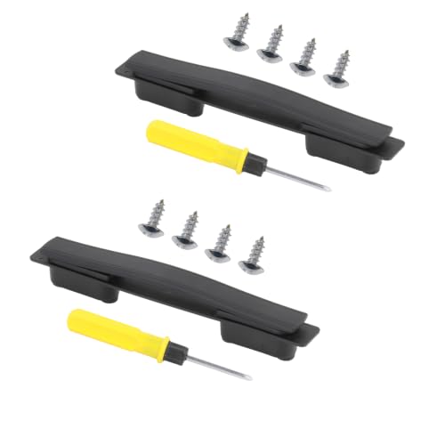 Image of 2Pcs Multi-Functional Case Handle Pull Handle Grip 21.5cm 115B Series B113 Black