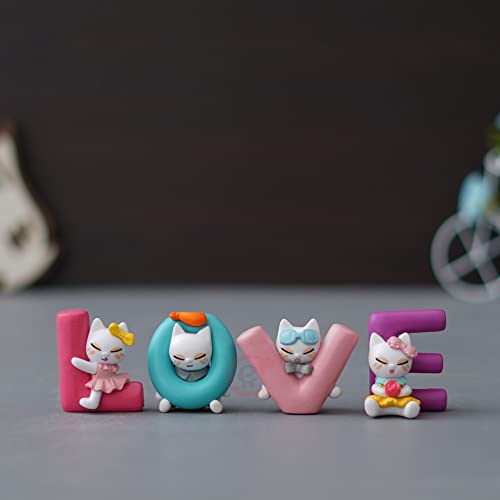 eCraftIndia Plastic Love Animated Characters Decorative Showpiece for Home Decor Living Room Bedroom | Valentine Gift for Girlfriend Boyfriend Husband Wife Her Him | Valentines Day Decoration Items