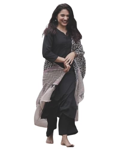 Ensemble de kurta droit pour femme ANNI Designer avec pantalon confortable et vêtement ethnique
