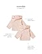 Noppies Unisex Baby Cardigan Naper Reversible All Over Print Strickjacke, Rose Smoke - P778, 56 EU
