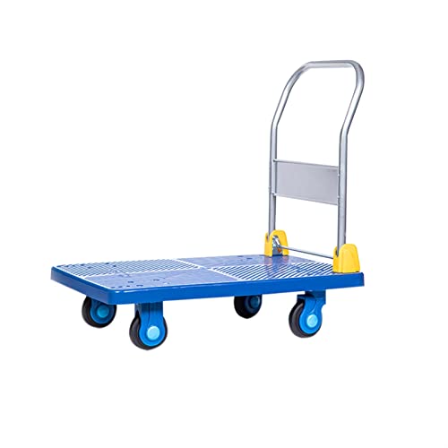 Carrello piatto portatile resistente con ruote girevoli antiscivolo, ideale per casa, viaggi e traslochi, funzionamento silenzioso per una facile conservazione