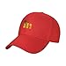 Haebfsl Juneteenth Black History Celebrating Black Freedom 1865 Fashionable Vintage Low-Profile Baseball Cap,Red