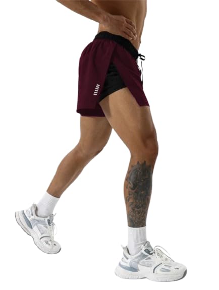 Image of culish Dual Layer Sports Shorts for Mens