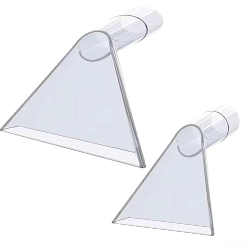 For Upholstery Nozzle Spray Extraction Nozzle Transparent Carpet Sofa Cleaning Tool, Large & Small Clear Tips for Portable Extraction Truck Cleaning Equipment, Easy Install(small clear tip)