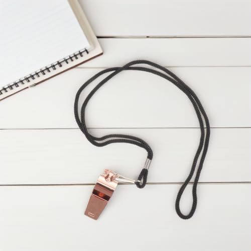 Paquete 6 silbatos deportivos de árbitro con lanyard miniatura 6