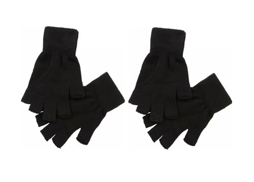 Guantes térmicos sin dedos elásticos para niños que necesitan mover las manos libres