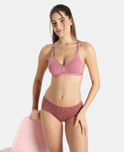 Image of Jockey 1581 Women Wirefree Non Padded Super Combed Cotton Elastane Stretch Everyday Bra with Ultrasoft and Durable Underband