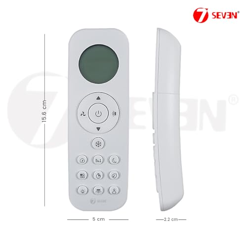 Image of 7SEVEN Compatible with Bluestar AC Remote Control Model 301 Fit for IC518VNU IC518YNUR 1 1.5 2 Ton Split & Window Air Conditioner - Match Key by Key Exactly with existing Bluestar AC Remote Function