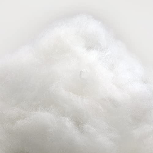Fairfield The Original Poly-Fil, Premium Polyester Fiber Fill, Soft Pillow Stuffing, Stuffing for Stuffed Animals, Toys, Cloud Decorations, and More, Machine-Washable Poly-Fil Fiber Fill, 16-ounce Bag