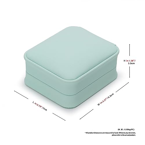 Leather Earring Gift Box Earring Box Jewelry Gift Boxes Trinket Storage Case Showcase Display for Anniversary Birthday