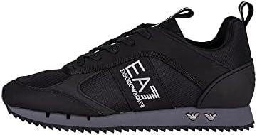 EA7 Mens Logo Running Style Sneakers Black 11 | Image 1