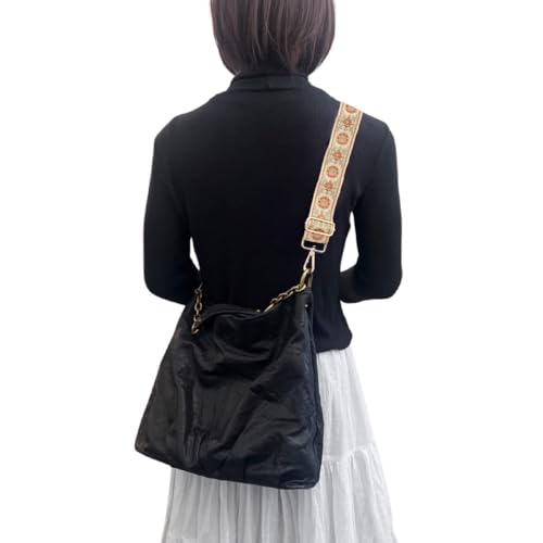 Image of Purse Strap Replacement Wide Adjustable Crossbody Shoulder Strap Guitar Straps for Handbags