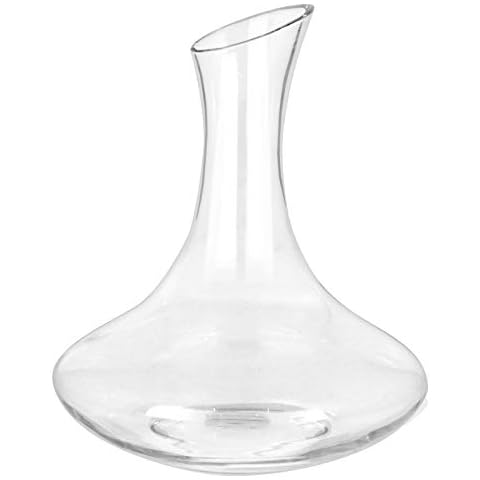 Alpina Wein Dekanter 1,78L Weinkaraffe Ø 20cm Glasdekanter Dekantierflasche Weindekanter Glas Karaffe Cover