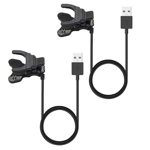 [2 Pack] Charger Compatible with Kospet M3 / M3 Ultra/Tank M2 / Tank T2, 0.75FT Smart Watch Replacement USB Charging Cable Cord
