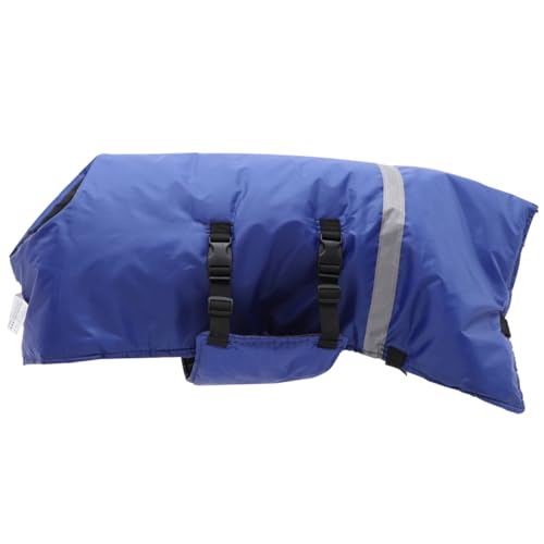 TEHAUX Goat Blanket, Sheep Blanket Livestock Shelter Windproof Goat Coat Warmming Thickened Calf Blanket for Calf Goat Horse Sheep - 108 * 85cm/42.44 * 33.41inch (Random Color)