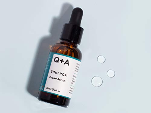 Q+A Zinc PCA Facial Serum. A face serum which minimizes pores and enhances cell turnover