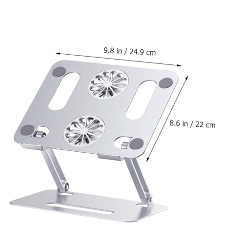 Base enfriadora ajustable para laptop con doble ventilador miniatura 2