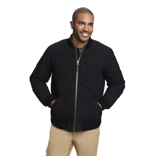 Eddie Bauer Men's 1936 Skyliner Model Down Jacket, Black, Small at