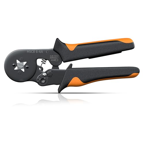 Brandson - Crimpzange inkl. 1200 Aderendhülsen Set – Profi Isolierhülsen Sortiment...