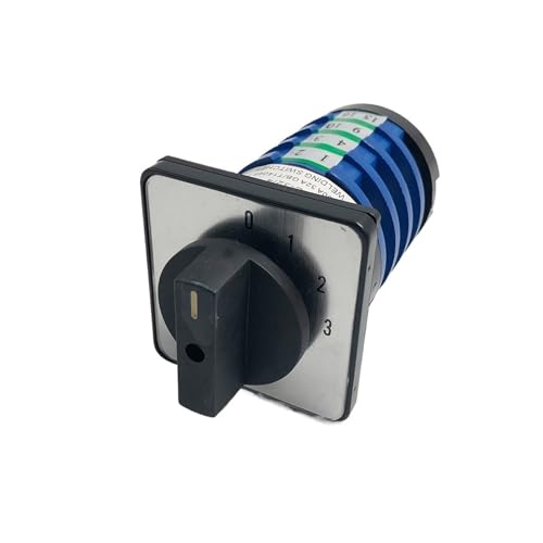 Interruptor de perilla KDHC-32/4*3 selectores de levas conmutador rotativo 4 polos 3 posiciones