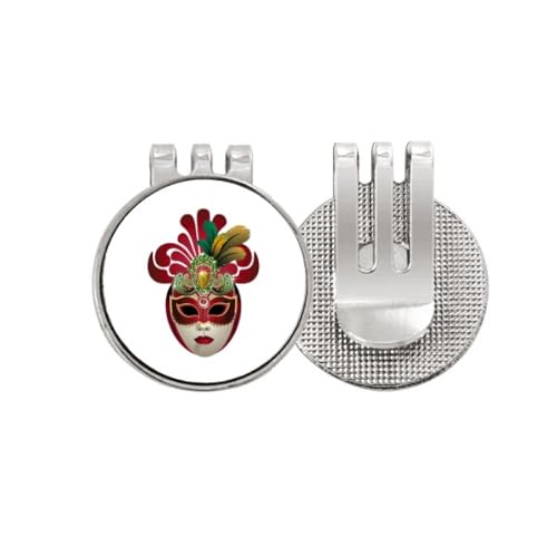 Marqueur de balle de golf Fhead Happy Carnaval de Venise pour cadeau