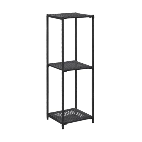 DATUIHAN Storage Shelf Black 11.8