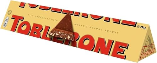 Toblerone Milk Chocolate With Honey & Almond Nougat 750g (26.5oz) - Canadian