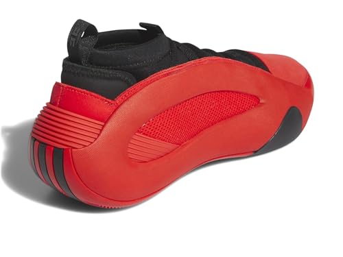 adidas Unisex-Adult Harden Volume 8, Red/Black/Silver Metallic, 9