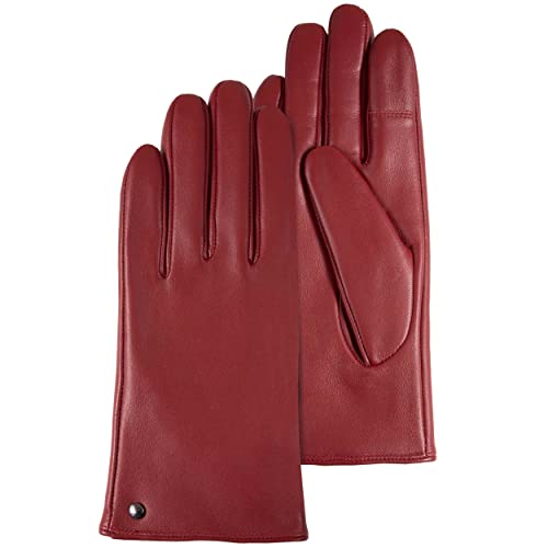 Gants femme tactiles Isotoner en cuir chaud pour rester connectée
