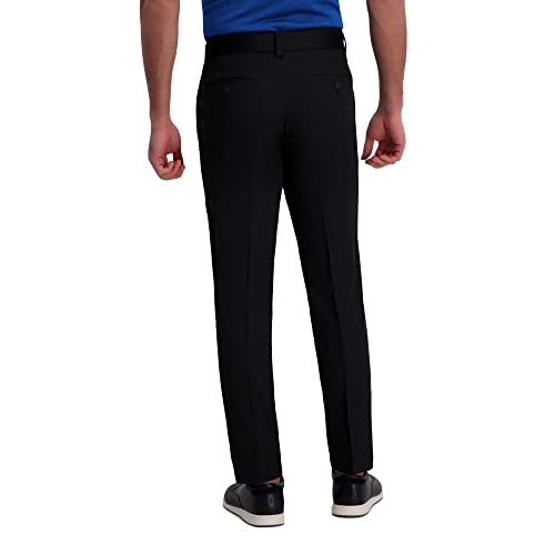 Image of Haggar Men's Cool Right Performance Flex Straight Fit Flat Front Pant