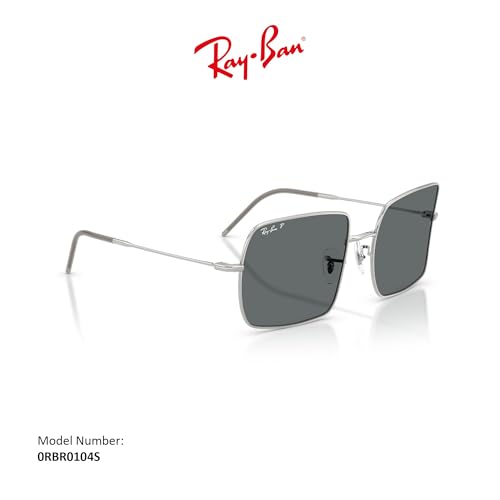 Image of Ray-Ban Sunglasses for Women - 0RBR0104S Square Reversed | Ray-Ban Sunglasses - Non-Polarized Lenses, Metal Frame Designer Sunglasses Womens