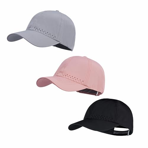 Image of HH HOFNEN Women Quick Drying Baseball Cap Sun Hat Unstructured Golf Hat