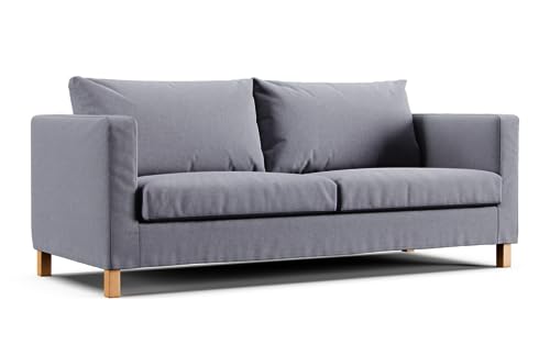 Comfort Works Ersatzbezug für IKEA Karlstad 3er-Sofa (3-Sitzer-Bezug für Karlstad Sofa) Maßgefertigter Sofabezug