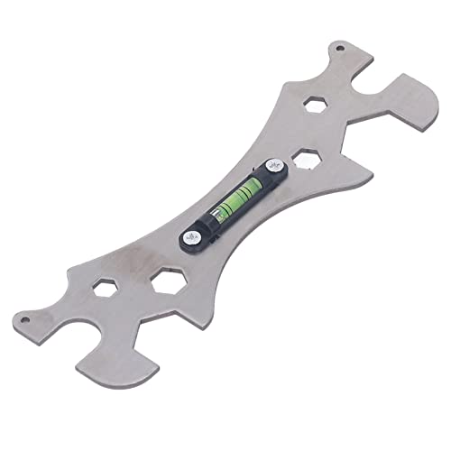 Universal Multifunctional Bathroom Wrench, Special Wrench with Level Faucet Plumbing Install Too