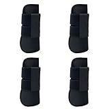 KALASONEER Horse Tendon Boots,Open Front and Back Boot for Horse,Protective and Breathable Design for Ultimate Comfort-4Pcs (4 Pcs)